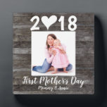 First Mother's Day Custom Photo Plaque<br><div class="desc">A personalized keepsake to celebrate your First Mother's Day by featuring your photo.</div>