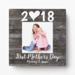 First Mother's Day Custom Photo Plaque First Mother's Day Custom Photo Plaque
