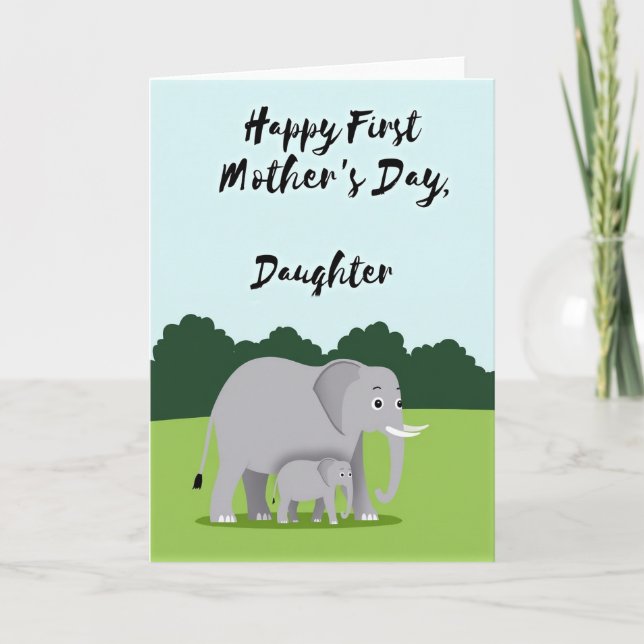 First Mothers Day Daughter Card (Front)
