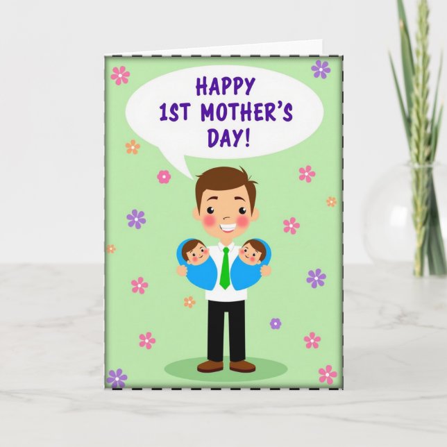 First Mothers Day Family Card (Front)