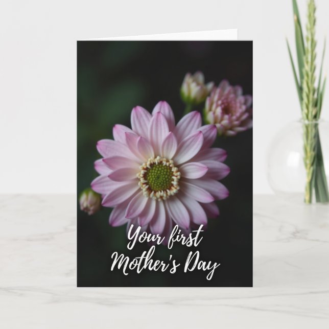 First Mothers Day Flower Card (Front)