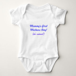 First Mother's Day Gift - Baby Keepsake for Mom Bodysuit