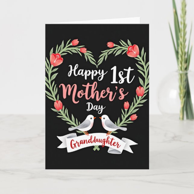 First Mothers Day Granddaughter Card (Front)