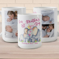 First Mothers Day Gift Idea Personalized Mason Jar Mug 1st Mother's Da–  Stocking Factory
