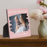 First Mothers Day New Mom Baby Photo Keepsake Pink Plaque<br><div class="desc">A cute first mothers day picture frame plaque to wish the new mom happy mother's day ! Personalize with the new mother and baby picture and year.</div>