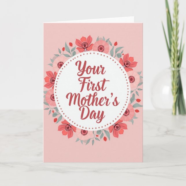 First Mothers Day Partner Card (Front)