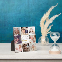First Mother's Day Personalized Photo Plaque Gift