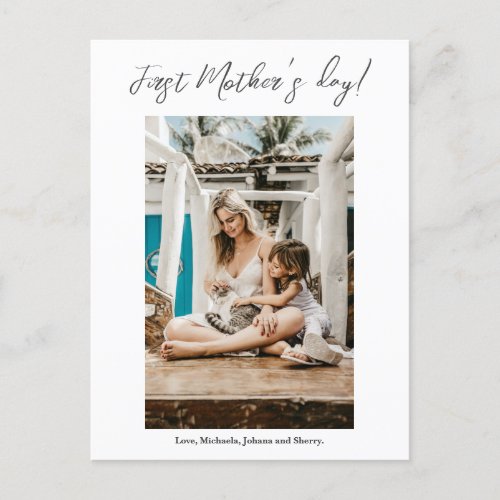 First Mothers Day Photo Card