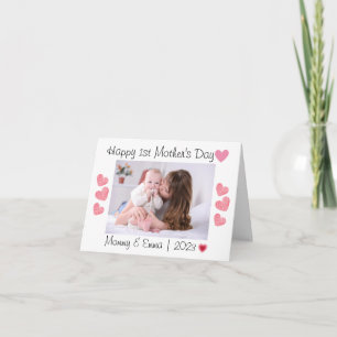 First Mother's Day Photo  Thank You Card