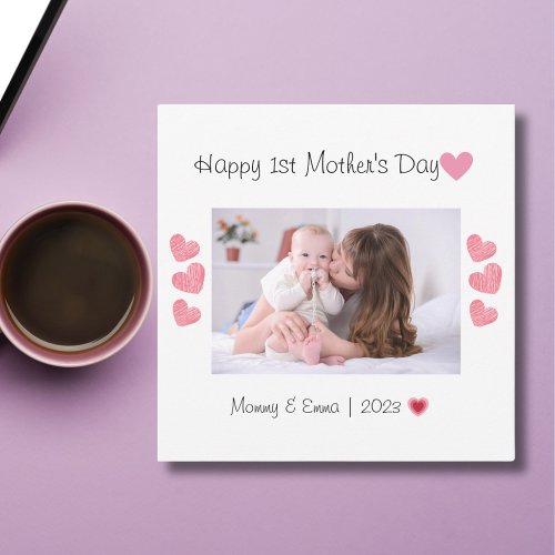  First Mothers Day Photo  Thank You Card