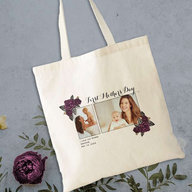 First Mother's Day Photo  Tote Bag (Creator Uploaded)