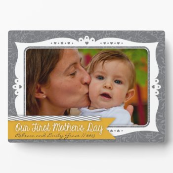 First Mother's Day Plaque by wrkdesigns at Zazzle