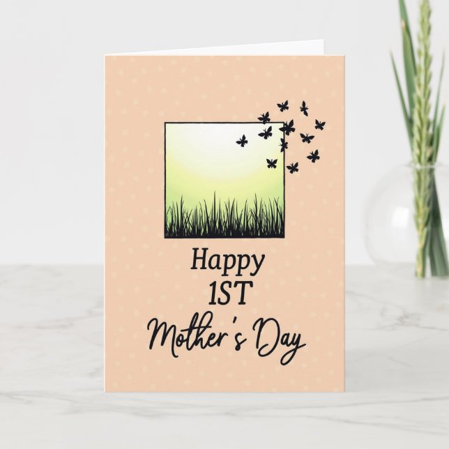 First Mothers Day Scene Card (Front)