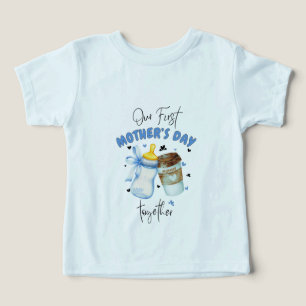 First Mothers Day Shirt 2025 /Blue Matching outfit