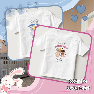 First Mother's Day Shirt 2025/Pink Matching outfit
