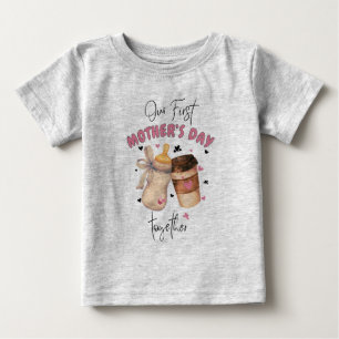 First Mother's Day Shirt 2025/Pink Matching outfit