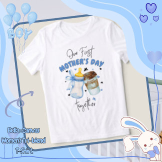 First Mother's Day Shirt 2026/Blue Matching outfit