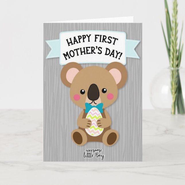First Mothers Day Son Card (Front)