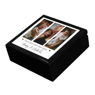 First Mother's Day Three Photo Collage Gift Box
