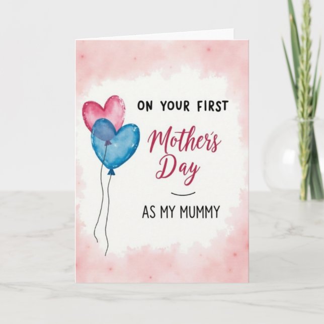 First Mummy Mothers Day Card (Front)