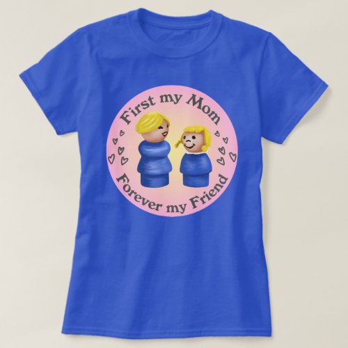 First My Little People Mom T_Shirt