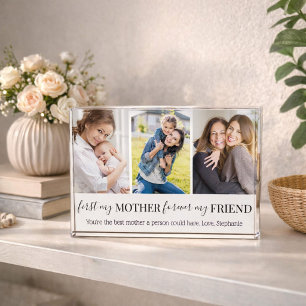First my Mother Forever my Friend 3 Photo Block