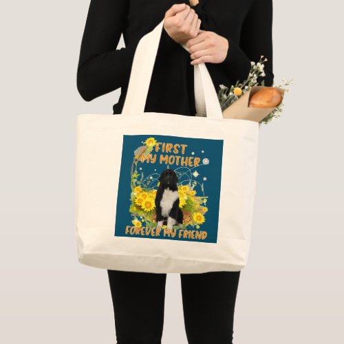 First My Mother Forever My Friend Mothers Day Large Tote Bag