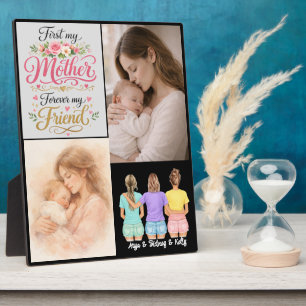 First My Mother Forever My Friend   Personalized  Plaque