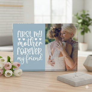 First My Mother Forever My Friend Photo Block