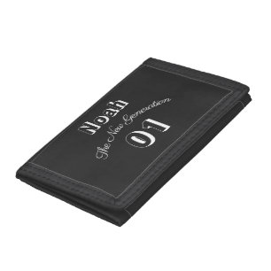 First name: Alexander, "The New Generation." Trifold Wallet