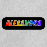 [ Thumbnail: First Name "Alexandra" ~ Fun Rainbow Coloring ]