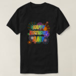 [ Thumbnail: First Name "Amy", Fun "Happy Birthday" T-Shirt ]