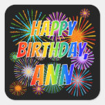 [ Thumbnail: First Name "Ann", Fun "Happy Birthday" Sticker ]