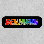 [ Thumbnail: First Name "Benjamin" ~ Fun Rainbow Coloring ]