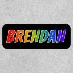 [ Thumbnail: First Name "Brendan" ~ Fun Rainbow Coloring ]