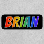 [ Thumbnail: First Name "Brian" ~ Fun Rainbow Coloring ]