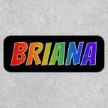 [ Thumbnail: First Name "Briana" ~ Fun Rainbow Coloring ]