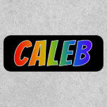 [ Thumbnail: First Name "Caleb" ~ Fun Rainbow Coloring ]