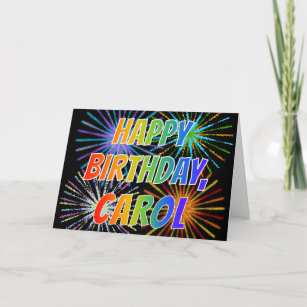 Carole Birthday Cards Zazzle