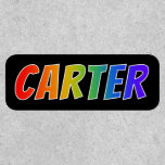 [ Thumbnail: First Name "Carter" ~ Fun Rainbow Coloring ]