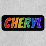 [ Thumbnail: First Name "Cheryl" ~ Fun Rainbow Coloring ]