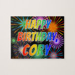 [ Thumbnail: First Name "Cory", Fun "Happy Birthday" Jigsaw Puzzle ]