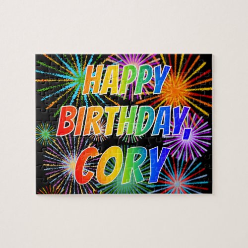 First Name CORY Fun HAPPY BIRTHDAY Jigsaw Puzzle