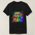 [ Thumbnail: First Name "Elena", Fun "Happy Birthday" T-Shirt ]