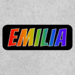 [ Thumbnail: First Name "Emilia" ~ Fun Rainbow Coloring ]