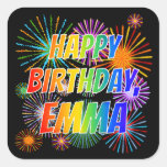 [ Thumbnail: First Name "Emma", Fun "Happy Birthday" Sticker ]