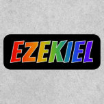 [ Thumbnail: First Name "Ezekiel" ~ Fun Rainbow Coloring ]