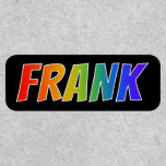 [ Thumbnail: First Name "Frank" ~ Fun Rainbow Coloring ]
