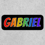 [ Thumbnail: First Name "Gabriel" ~ Fun Rainbow Coloring ]