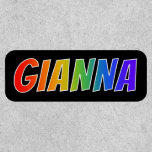 [ Thumbnail: First Name "Gianna" ~ Fun Rainbow Coloring ]